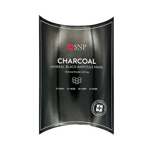 SNP - 竹炭安瓶精華淨化面膜 25ml*10片