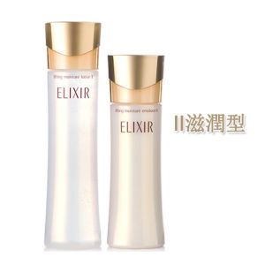 ELIXIR - 怡麗絲爾 優悅活顏彈水乳套裝(滋潤型)170ml 130ml