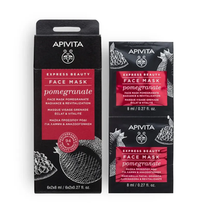 APIVITA - 紅石榴亮白活膚面膜 12x8ml