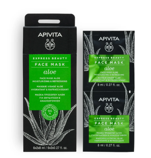 APIVITA - 蘆薈補濕清爽面膜 6x2x8ml