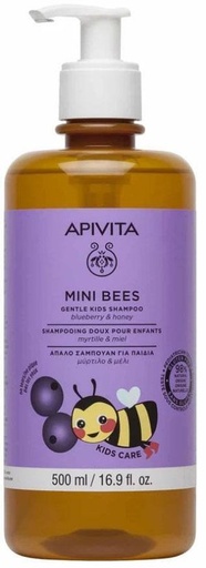 APIVITA - 藍莓蜂蜜溫和兒童洗髮露 500ml [適合 2 歲以上兒童]