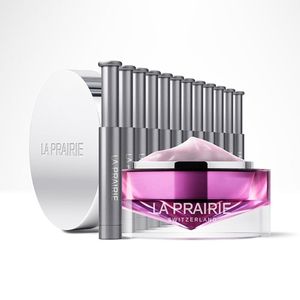 la prairie - 稀世鉑金臻極賦活面膜 20ml + 12 x 0.7ml 賦活嫩顏雙步驟夜間修護