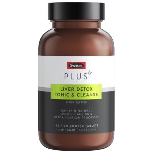 Swisse - PLUS+ 加強版奶薊草淨肝片 120片裝 (7倍奶薊草+薑黃+甘草)
