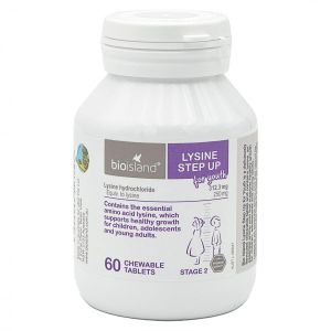 BioIsland - 賴氨酸助長素咀嚼片(第二階段) 60片