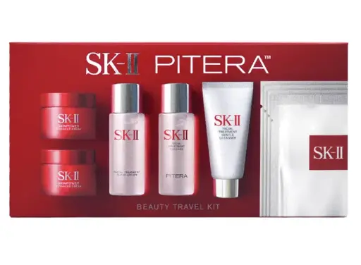 SK-II - SK2 體驗中樣九件套 旅行便携套盒（滋潤面霜15ML*2+清瑩露30ML+神仙水30ML+潔面20G+面膜4片）