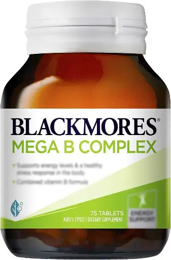 BLACKMORES - 複合多種維生素B族 75粒 MEGA COMPLEX B