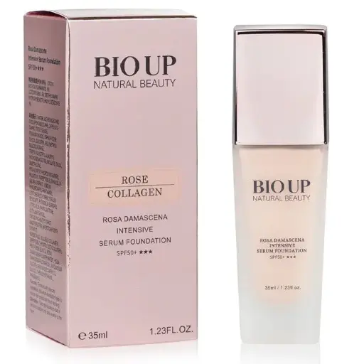 Natural Beauty - Bio Up Rose Collagen Intensive Serum Foundation 玫瑰膠原超防護粉底精萃 SPF50+*** 35ml